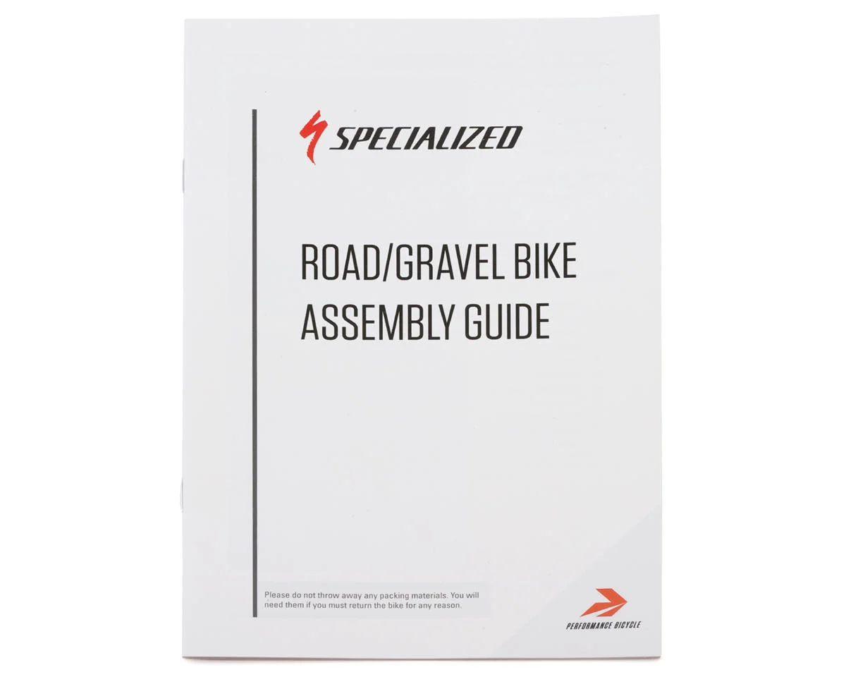Performance Drop Bar Bike Build Manual - Specialized